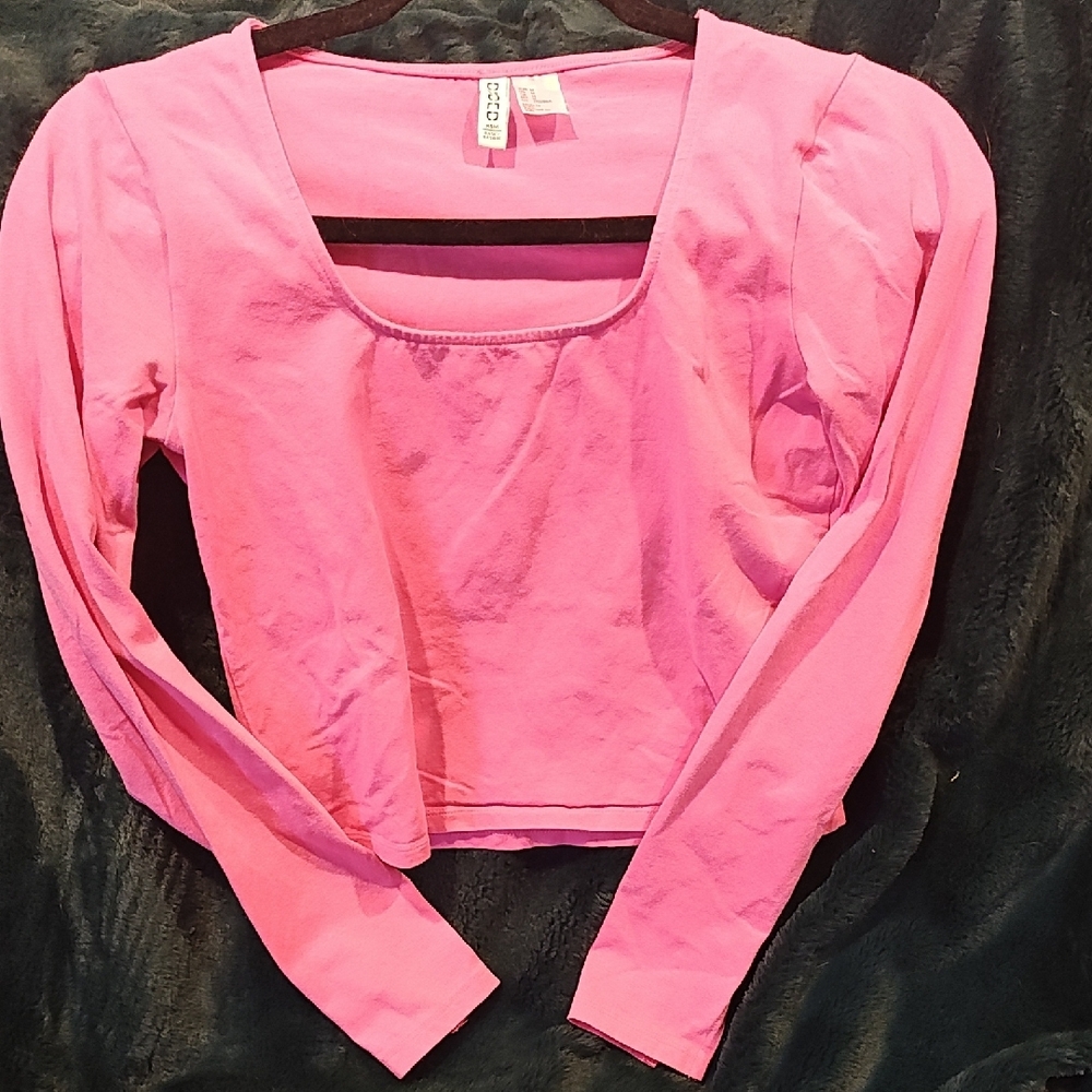 Pink Long Sleeve Top